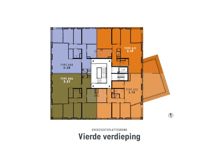 Bekijk foto 8 van Appartement Type A04 (Bouwnr. 2.7)