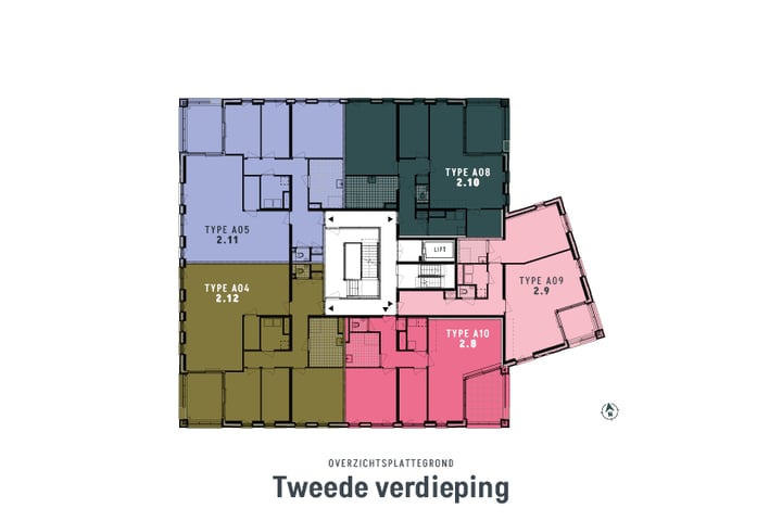 Bekijk foto 5 van Appartement type A05 (Bouwnr. 2.20)