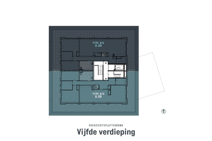 Bekijk foto 6 van Appartement type A14 (Bouwnr. 2.23)