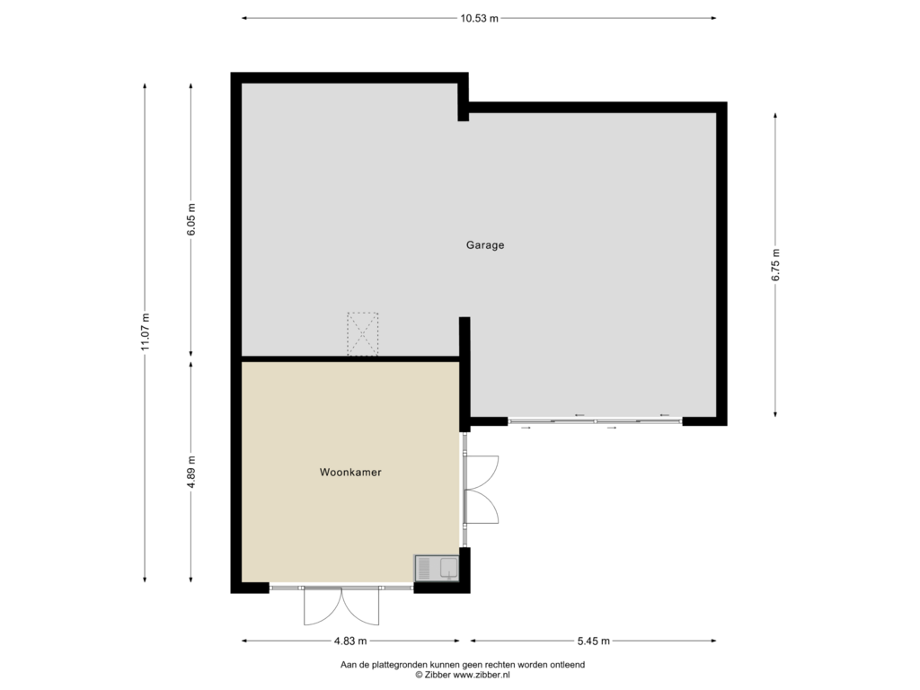 Bekijk plattegrond van Garage van Julianastraat 72