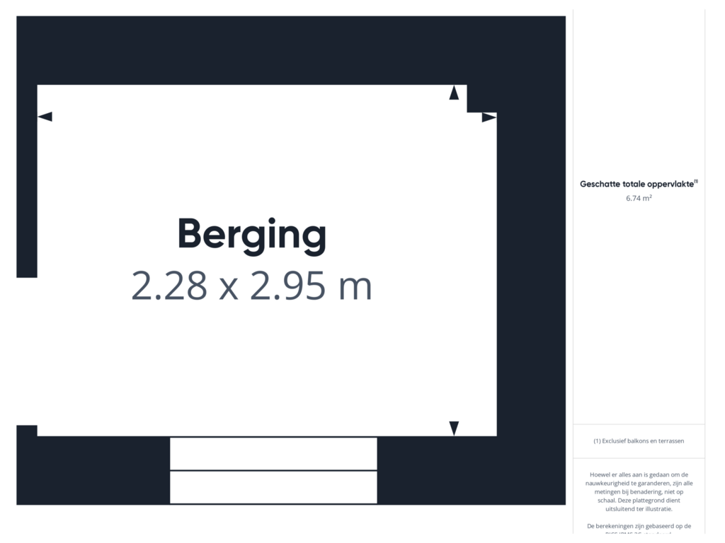 View floorplan of Berging of Tosca 17