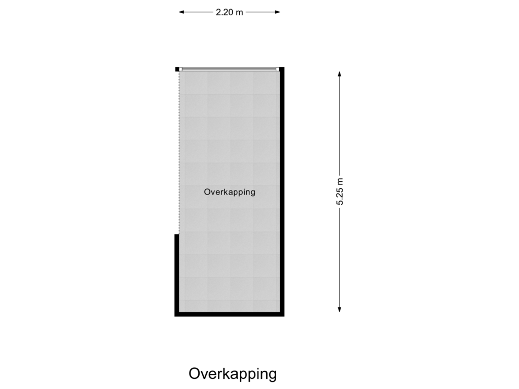 Bekijk plattegrond van Overkapping van Oostveenweg 32