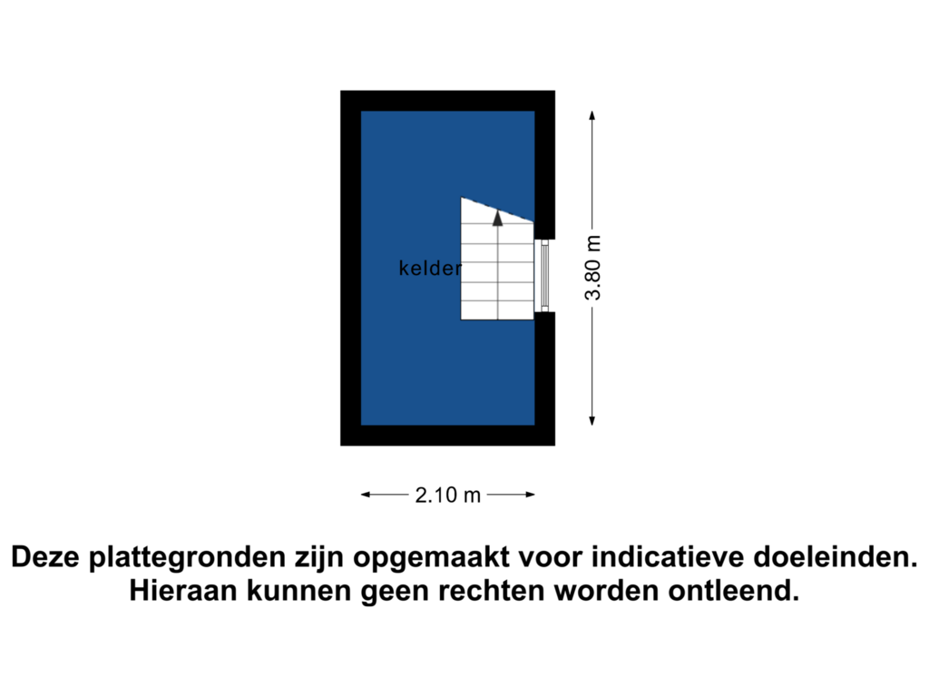 Bekijk plattegrond van Kelder van Pascalweg 78