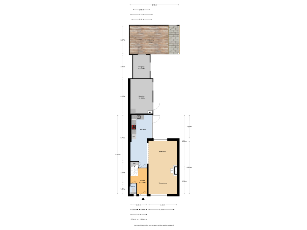 Bekijk plattegrond van Begane grond van Molenweg 21