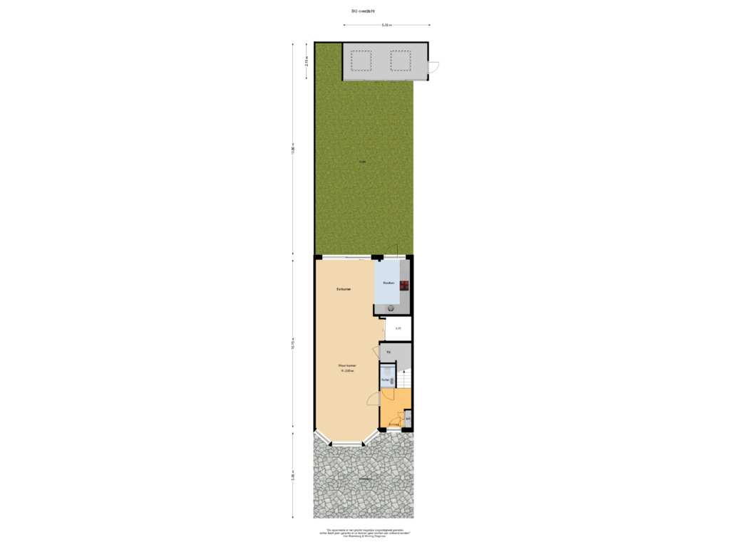 Bekijk plattegrond van BG overzicht van Lammenschansweg 27