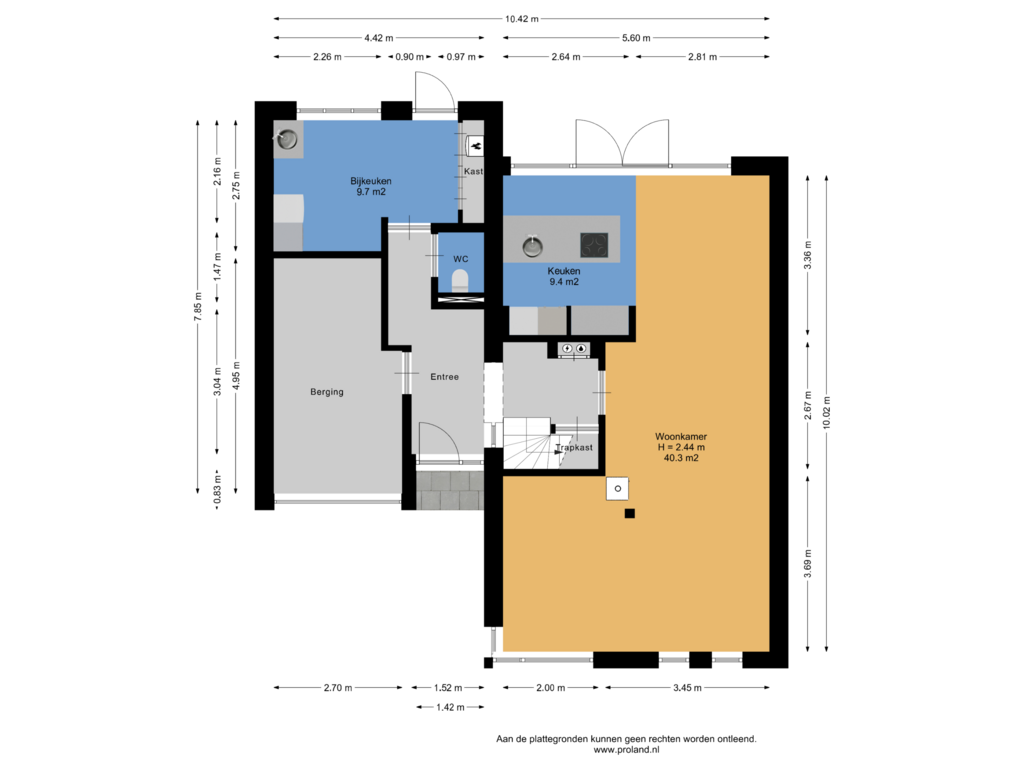 Bekijk plattegrond van Begane Grond van Oer de Barten 16