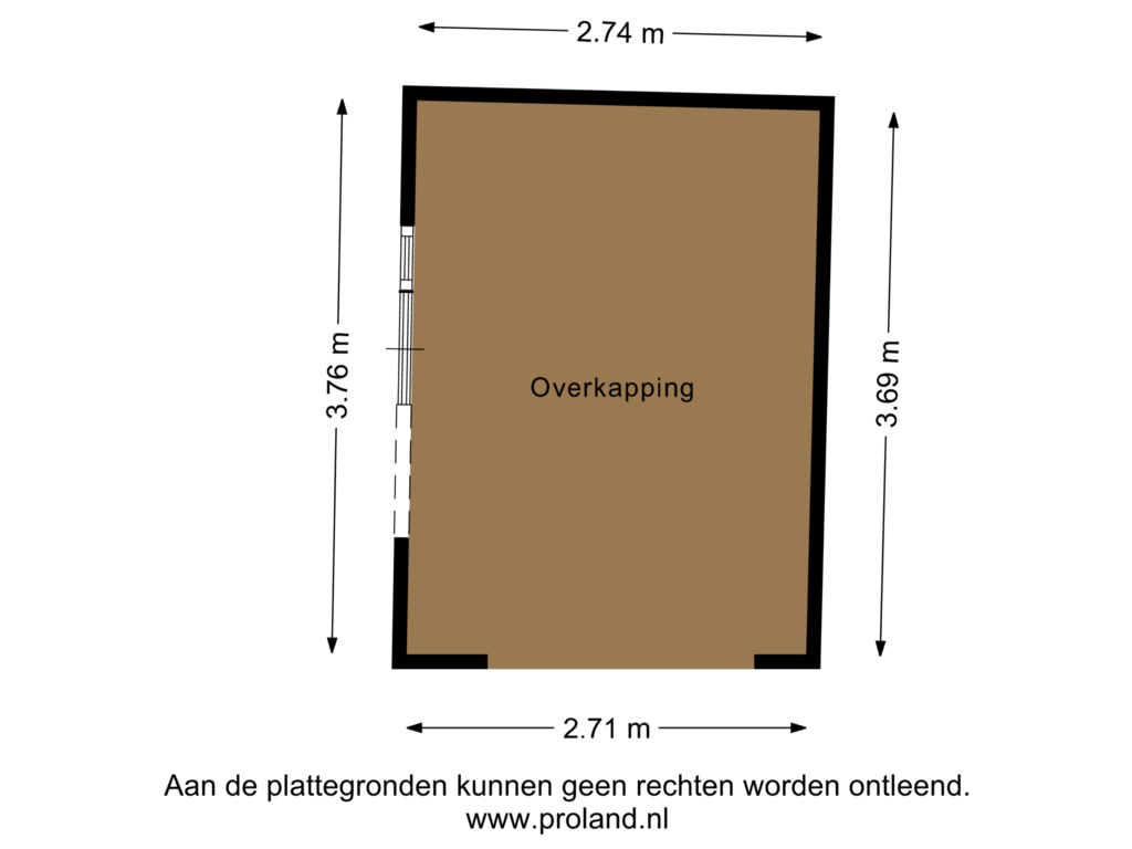 Bekijk plattegrond van Overkapping van Oer de Barten 16