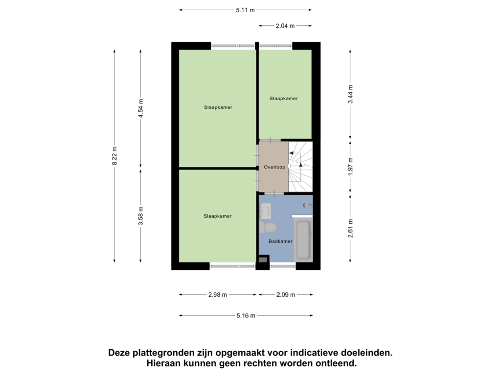 Bekijk plattegrond van Eerste Verdieping van Dwerggrashof 7