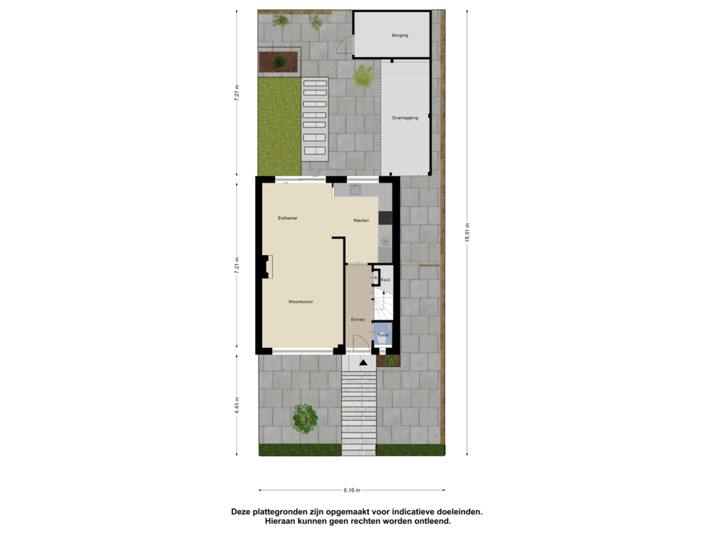 View floorplan of Begane Grond_Tuin of Akkerdistel 5