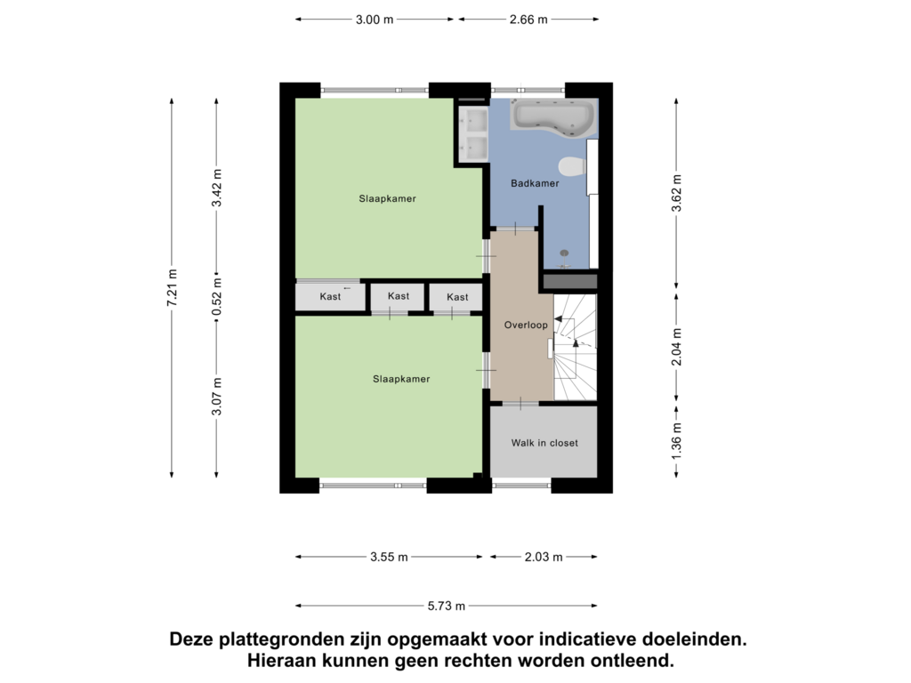 View floorplan of Eerste Verdieping of Akkerdistel 5