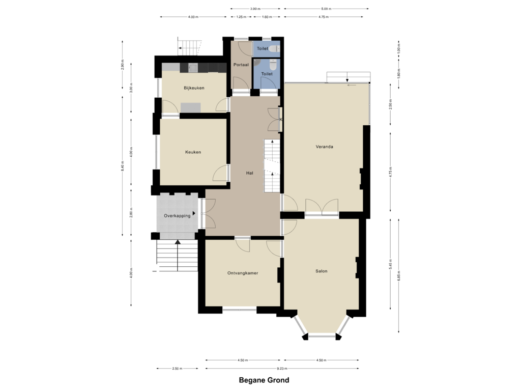 Bekijk plattegrond van Begane Grond van Maastrichterlaan 45