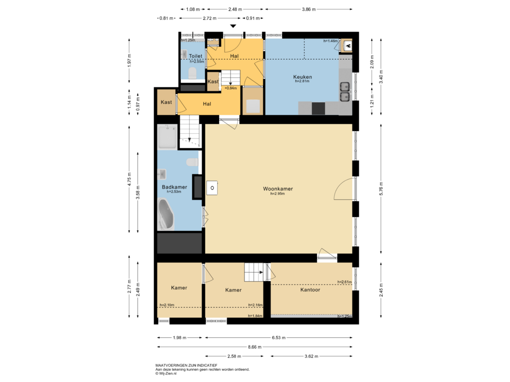 Bekijk plattegrond van Begane Grond van Bergstoep 29