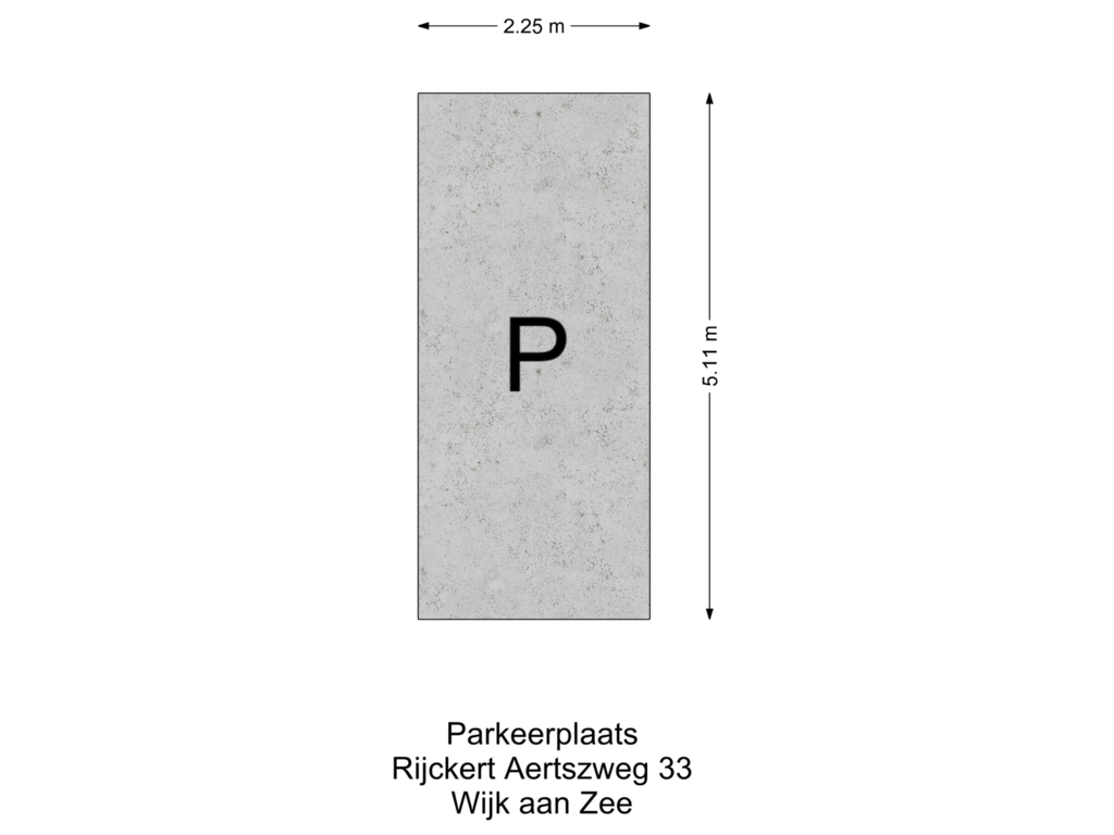 Bekijk plattegrond van Parkeerplaats van Rijckert Aertszweg 33