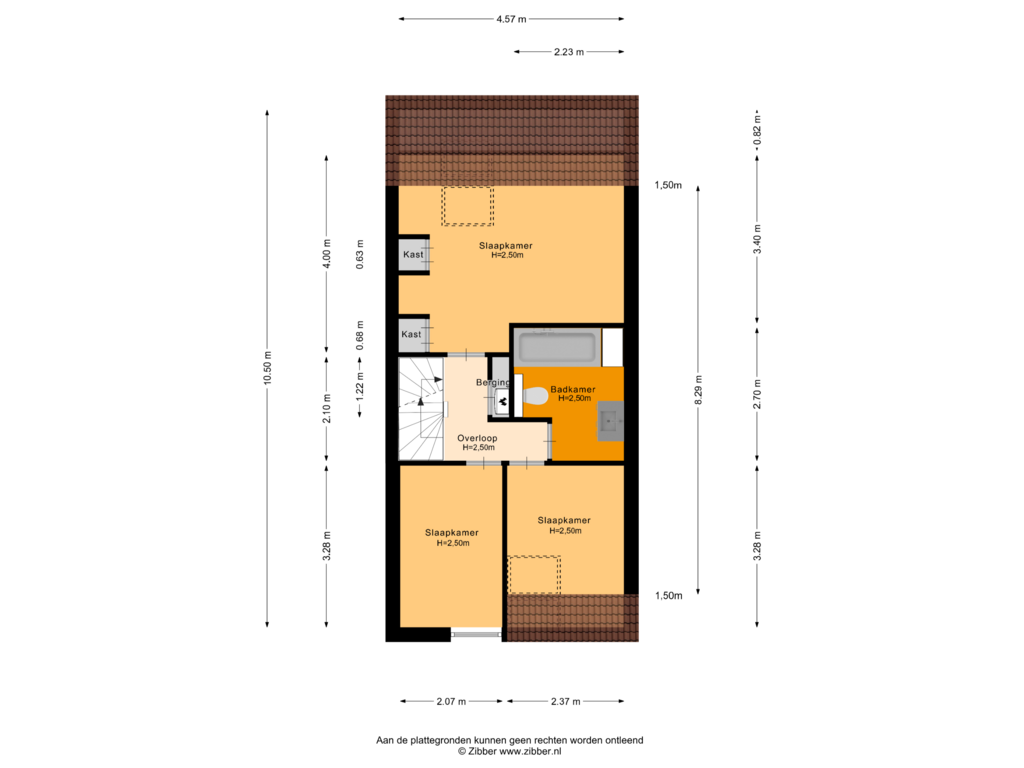 Bekijk plattegrond van Eerste Verdieping van Claverenbladstraat 37