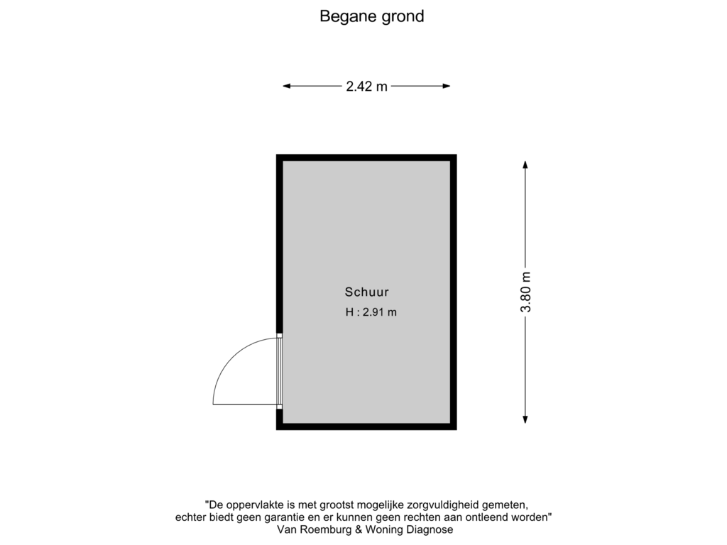 Bekijk plattegrond van Schuur van Wethouder van Damlaan 28