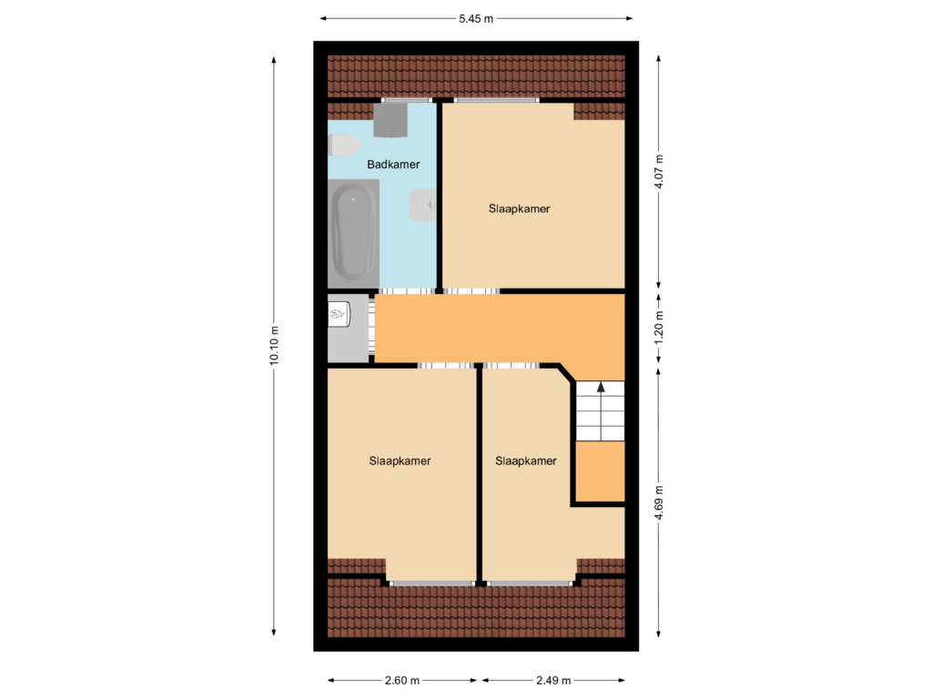 Bekijk plattegrond van Floor 1 van Langeland 17