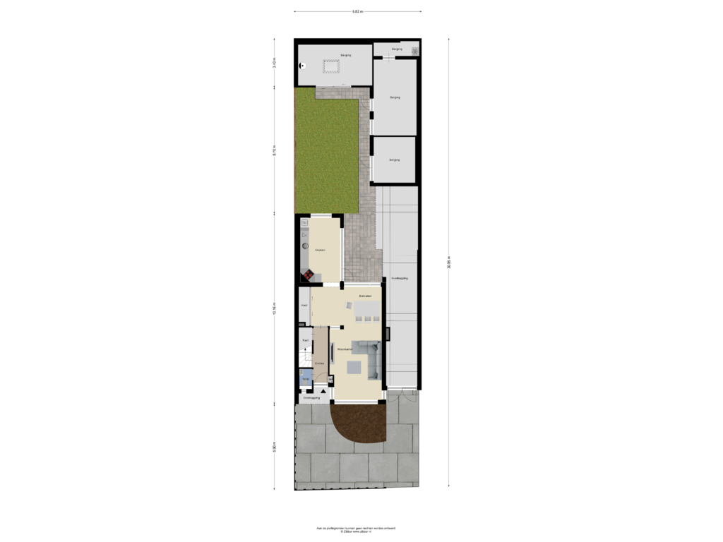 View floorplan of Begane Grond -Tuin of Bernhardstraat 10