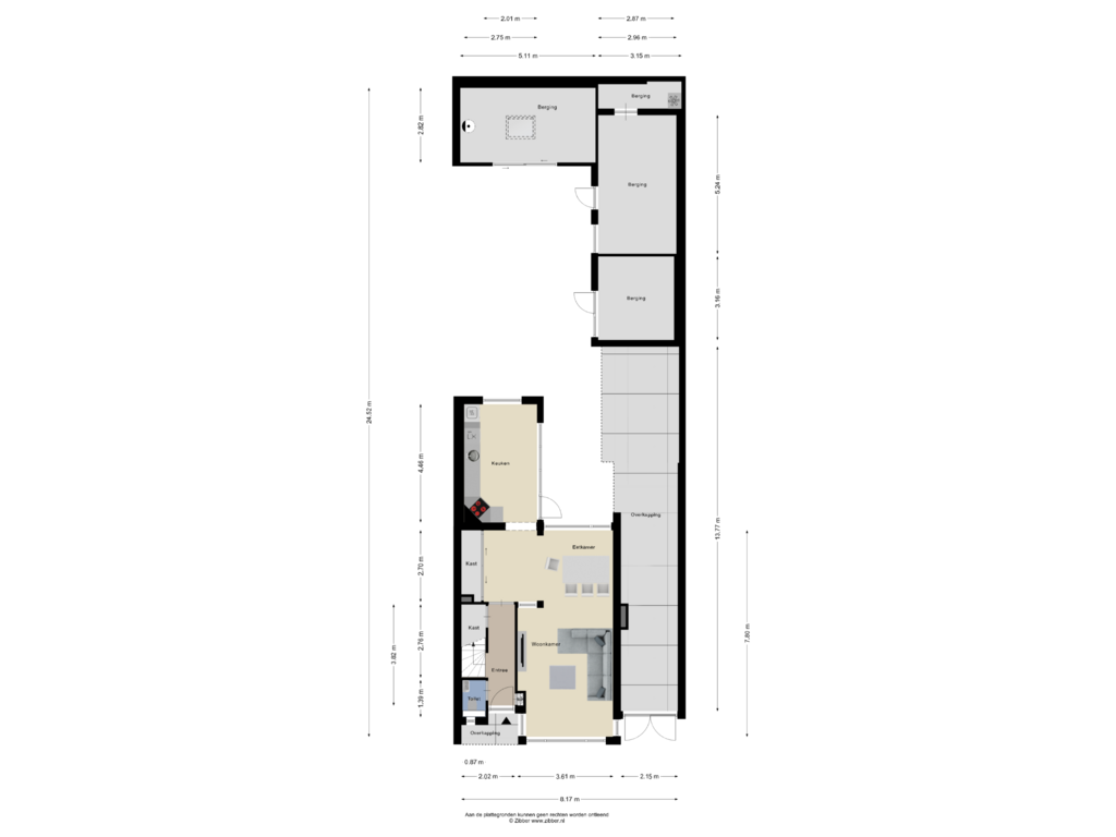 View floorplan of Begane Grond of Bernhardstraat 10