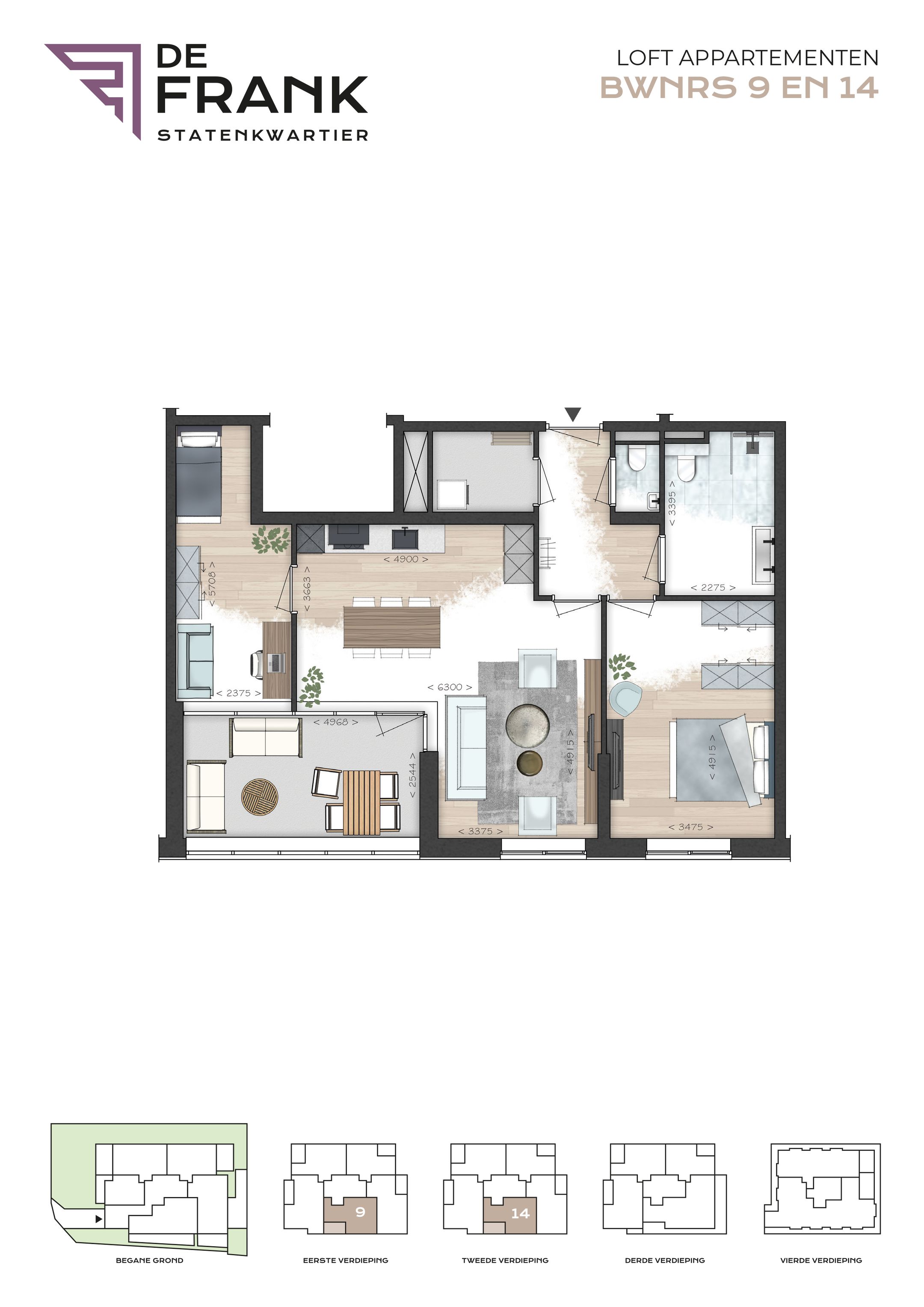 Foto 12 van De Frank, Loft appartementen (Bouwnr. 9)