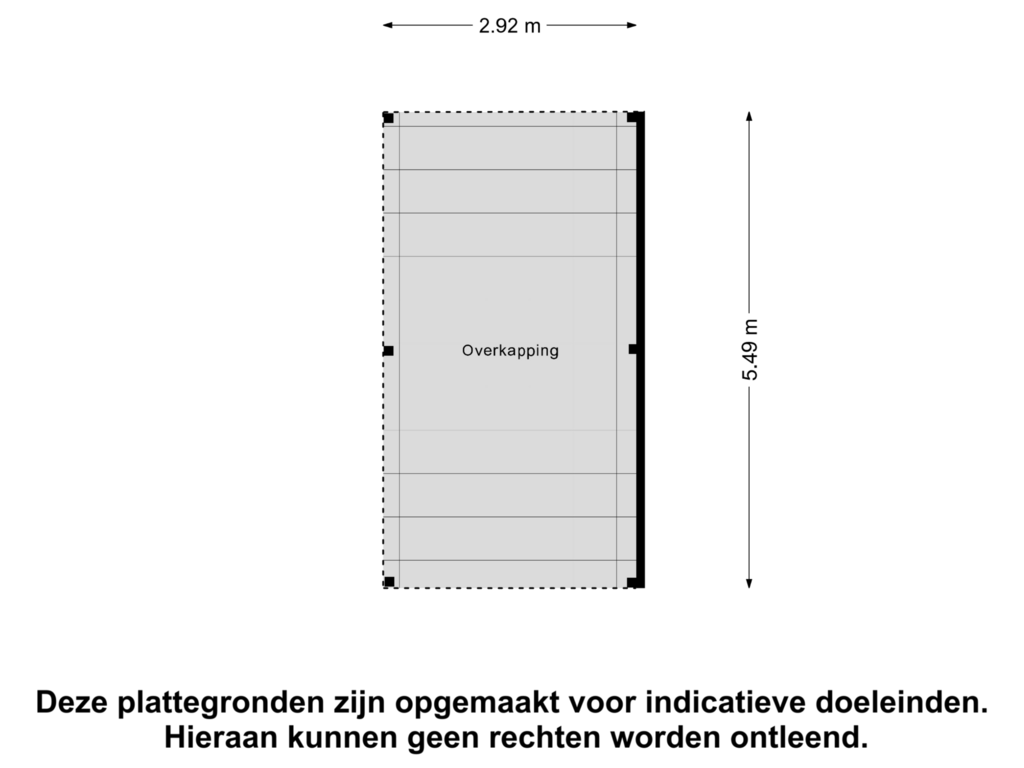 Bekijk plattegrond van Overkapping van Stoofstraat 46