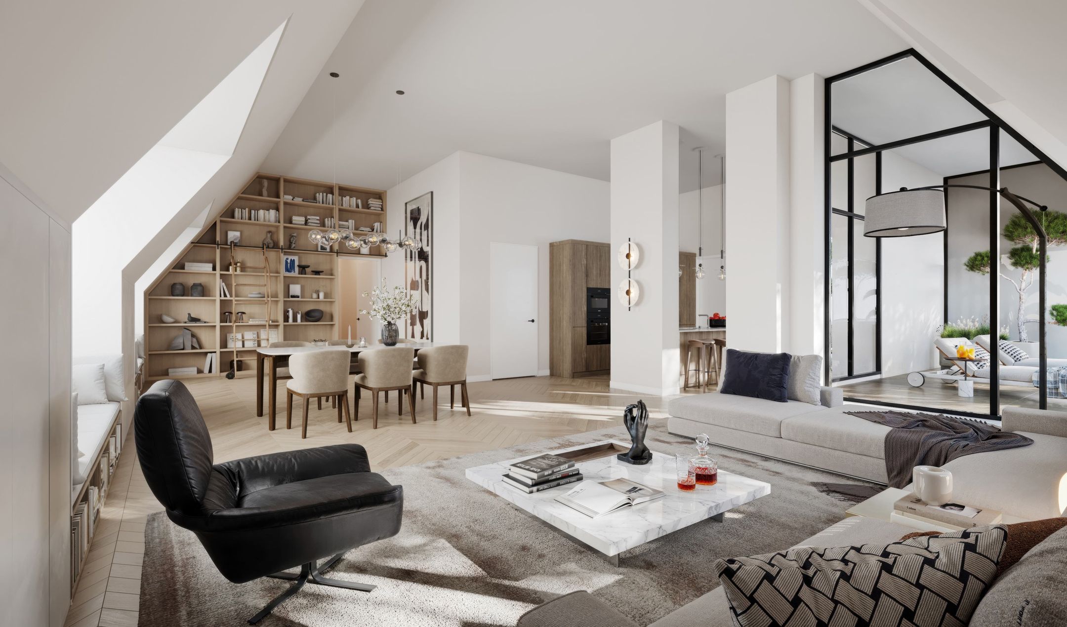 De Frank, Top appartementen (Bouwnr. 21)  