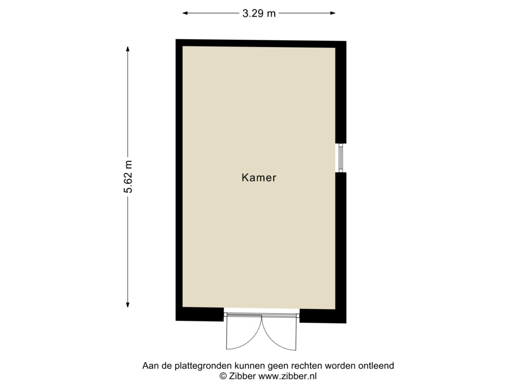 Bekijk plattegrond van Bijgebouw van Berkstraat 20