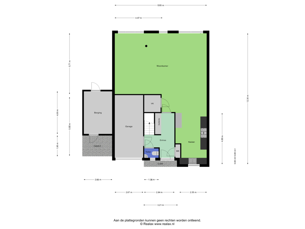 Bekijk plattegrond van Begane grond van Dwergbieslaan 7