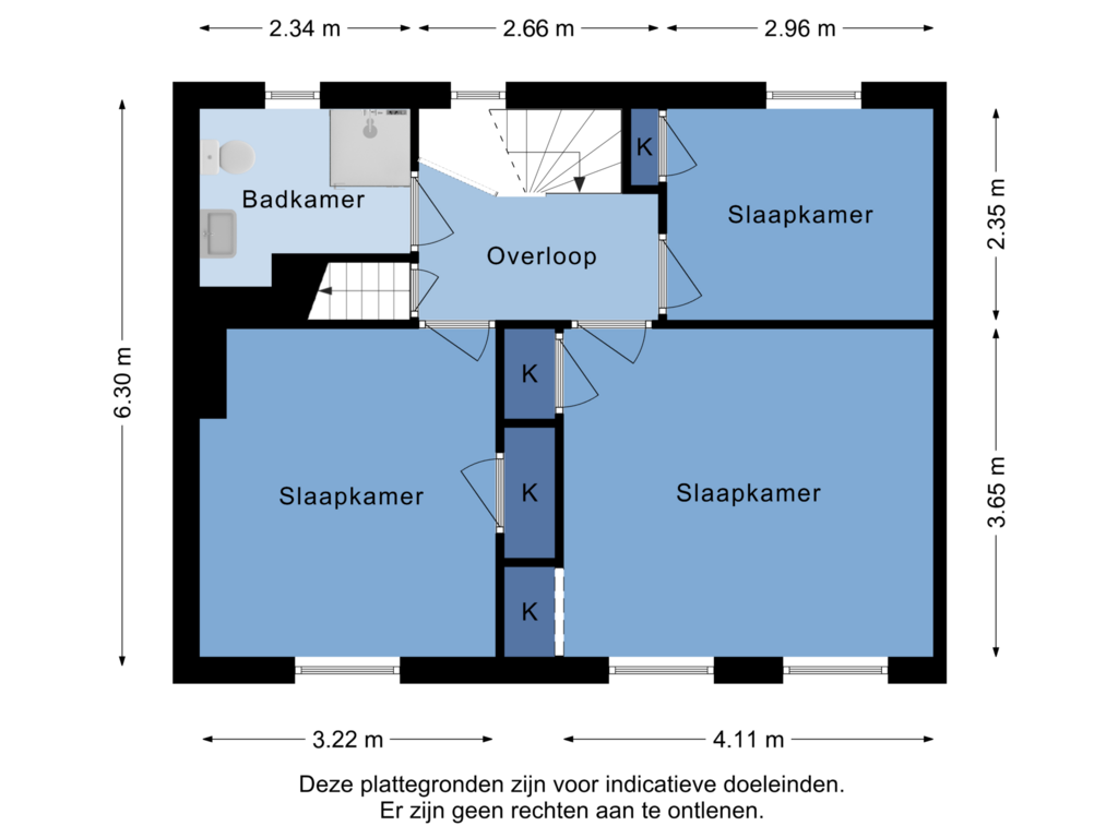 Bekijk plattegrond van 1e Verdieping van Jan Truijenstraat 14