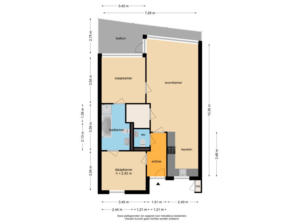 Bekijk plattegrond van Appartement van Judas Taddeusplein 35