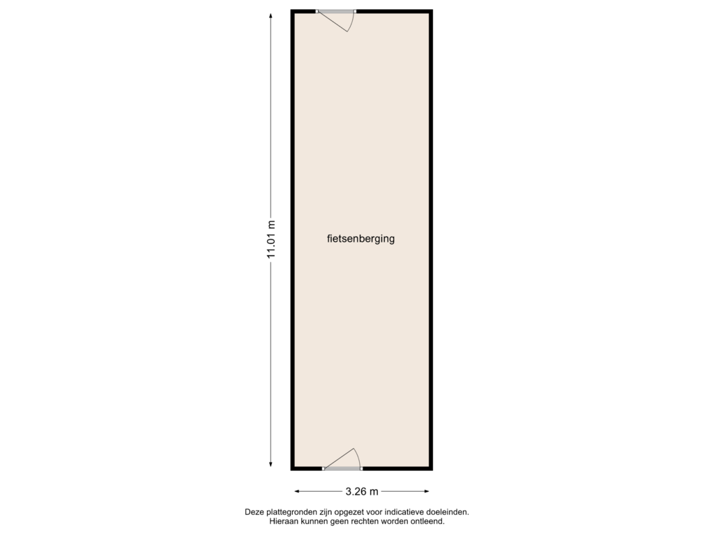 Bekijk plattegrond van Fietsenberging van Judas Taddeusplein 35