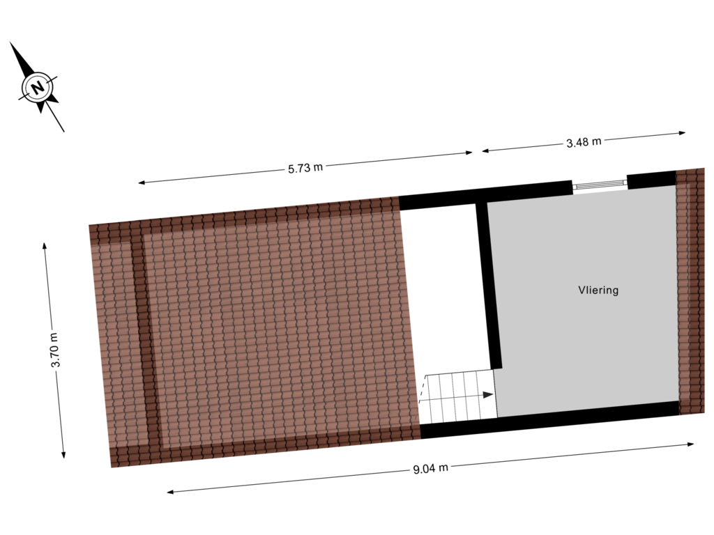 Bekijk plattegrond van Garage vliering van Joppelaan 5