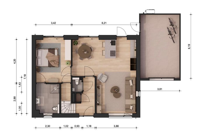 Bekijk foto 7 van Vrijstaande woning (Bouwnr. 7)