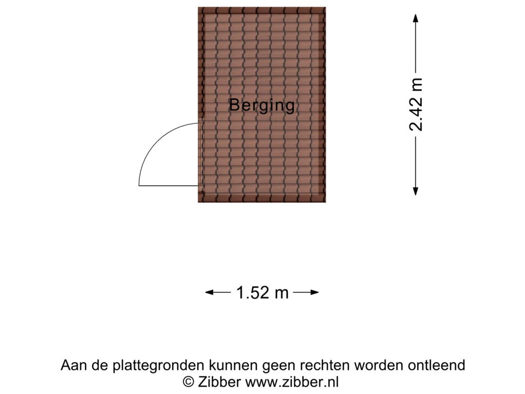 Bekijk plattegrond van Berging van Hoge Dijk 110