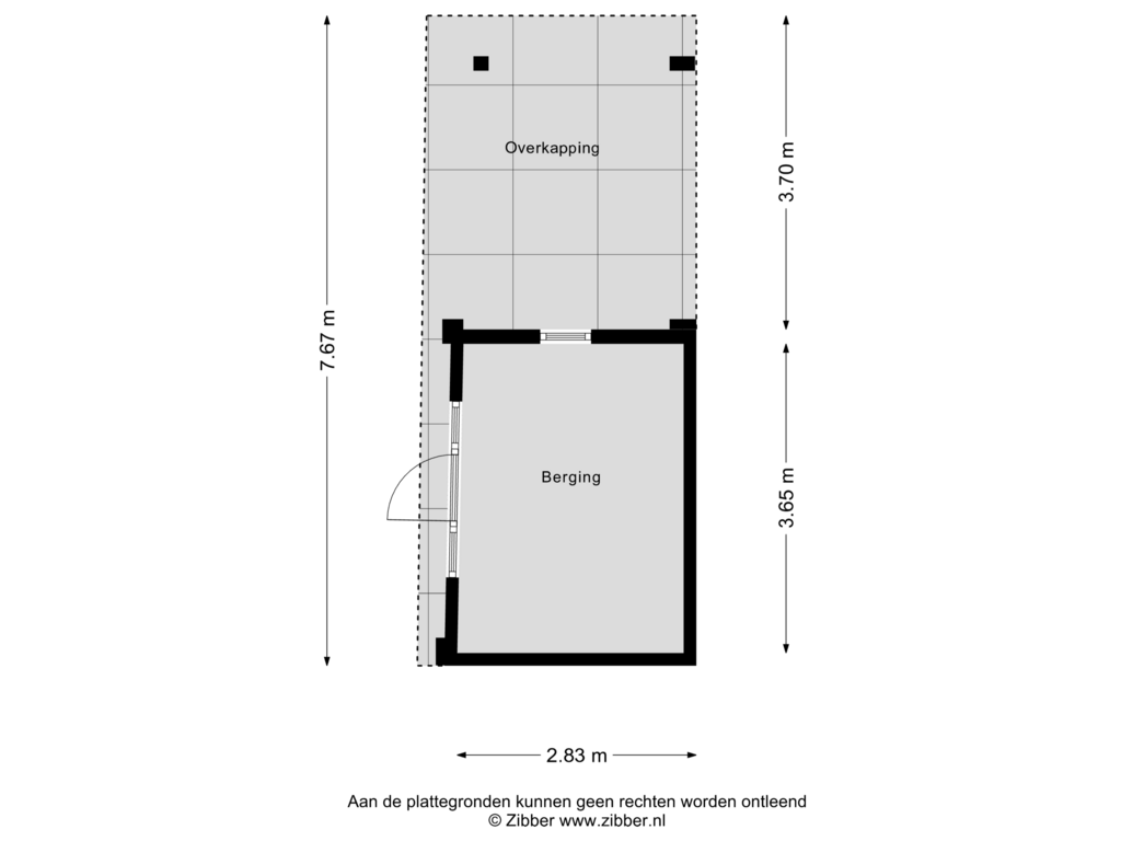 Bekijk plattegrond van Berging van Van Coothstraat 12