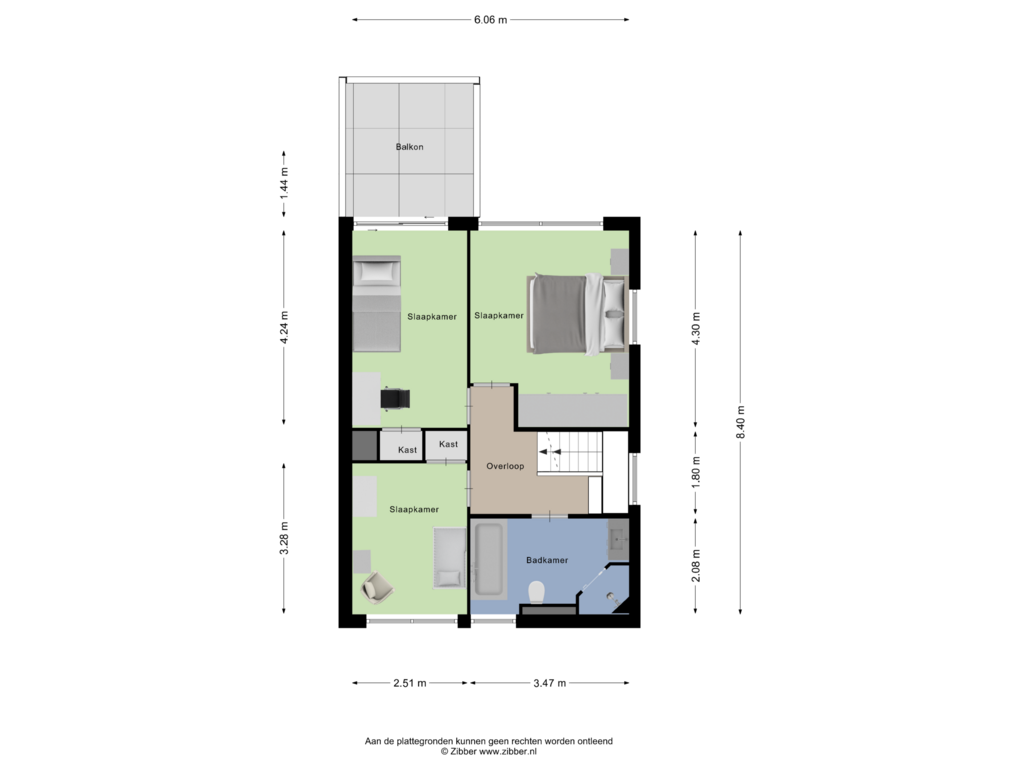 Bekijk plattegrond van Eerste Verdieping van Ruiterpad 2