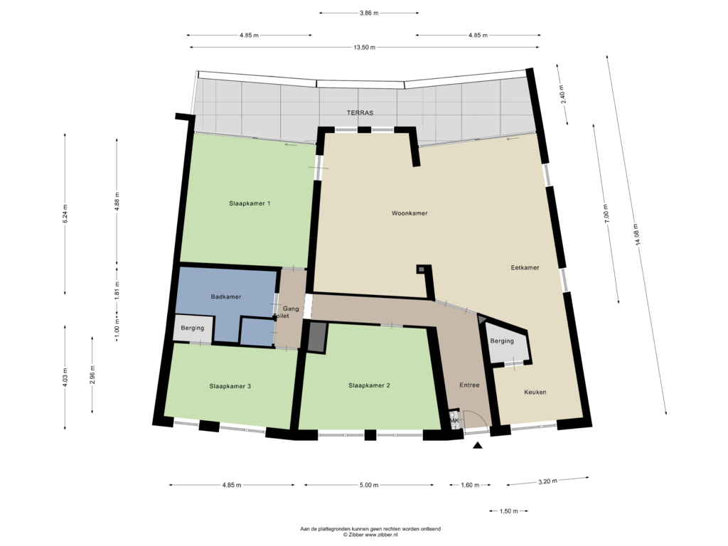 Bekijk plattegrond van Appartement van Zuidkadering 40