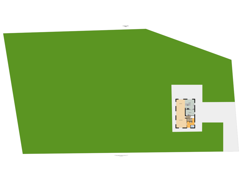 Bekijk plattegrond van PERCEEL van Buurtsteeg 4-B