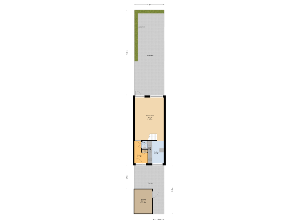 Bekijk plattegrond van Situatie van Maagdepalm 104