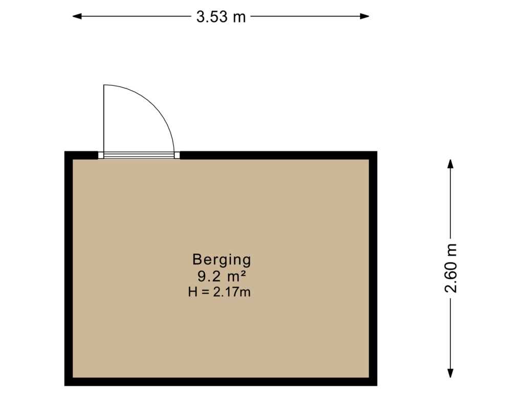 Bekijk plattegrond van Berging van Maagdepalm 104