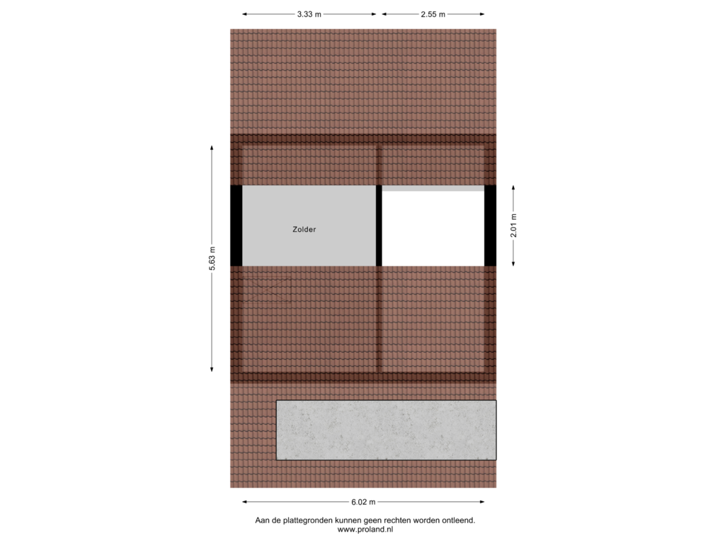 View floorplan of 3e Verdieping of Heivlinder 75