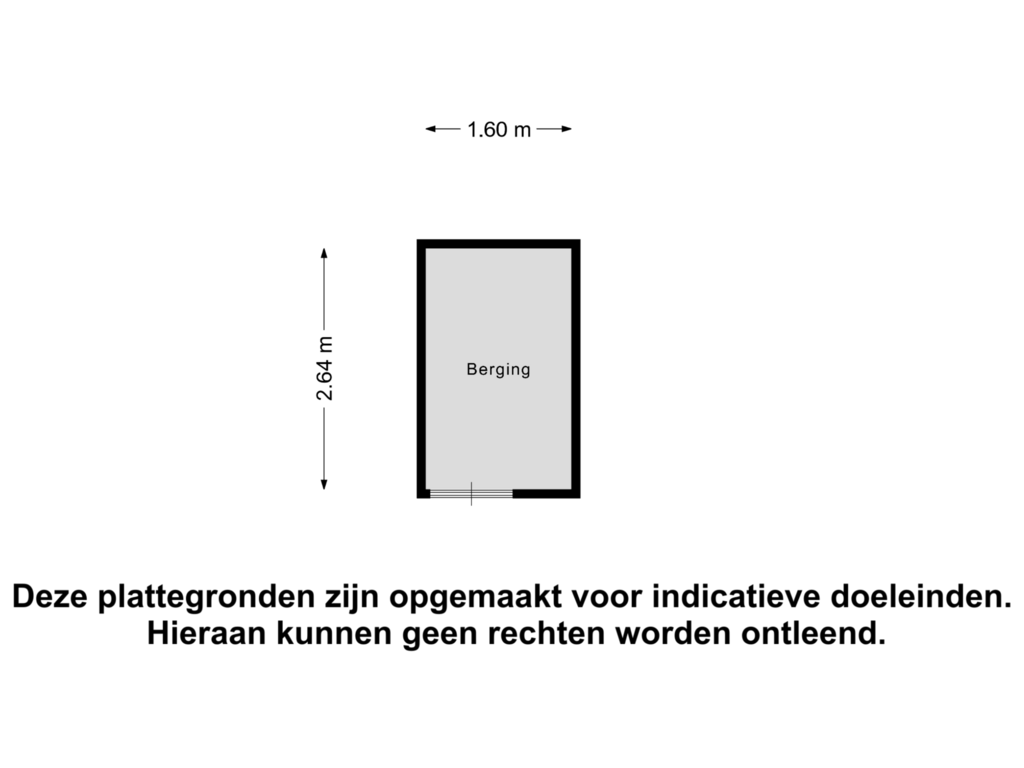 Bekijk plattegrond van Berging van Wijckermolen 136