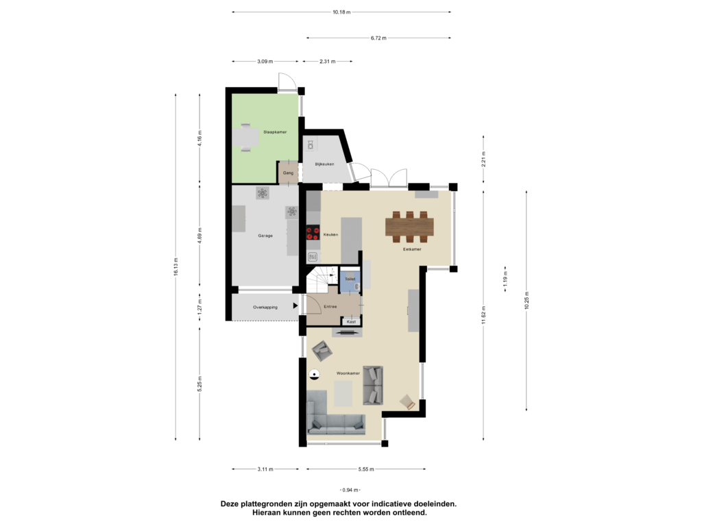 Bekijk plattegrond van Begane Grond van Duizendblad 9