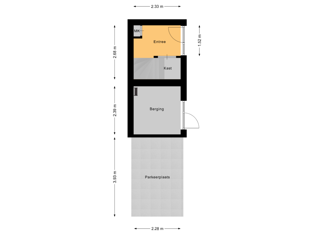 Bekijk plattegrond van Begane Grond van Repel 100