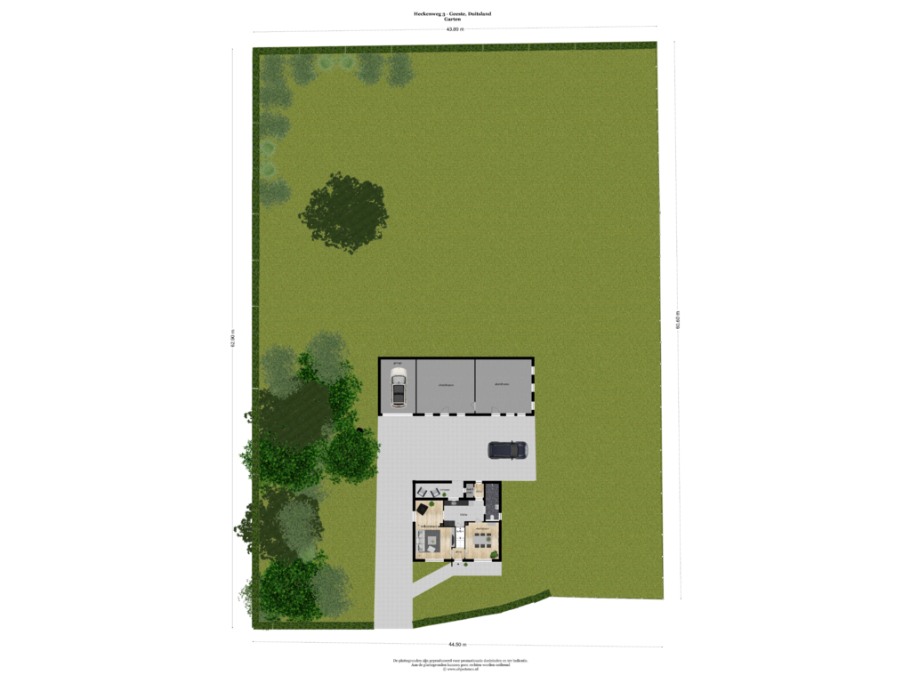 Bekijk plattegrond van Garten van Heckenweg 3