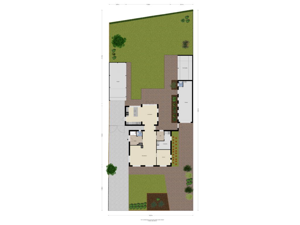 Bekijk plattegrond van Begane Grond-tuin van Burgemeester de Grootstraat 10