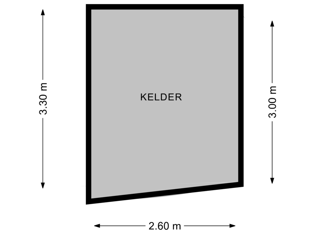 Bekijk plattegrond van KELDER van Graaf van Burenstraat 8