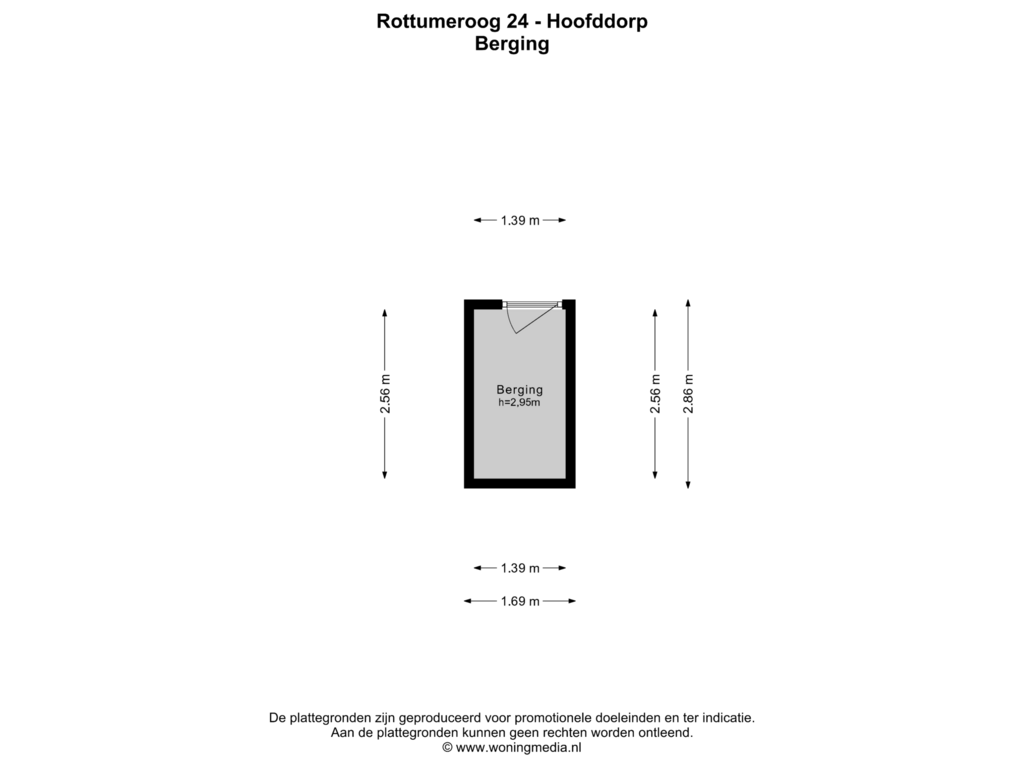 Bekijk plattegrond van Berging van Rottumeroog 24