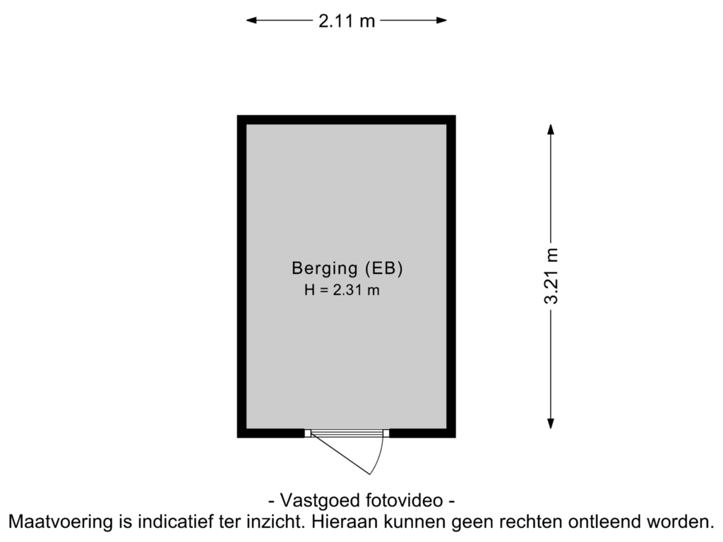 Bekijk plattegrond van Berging van Stadsbrink 513