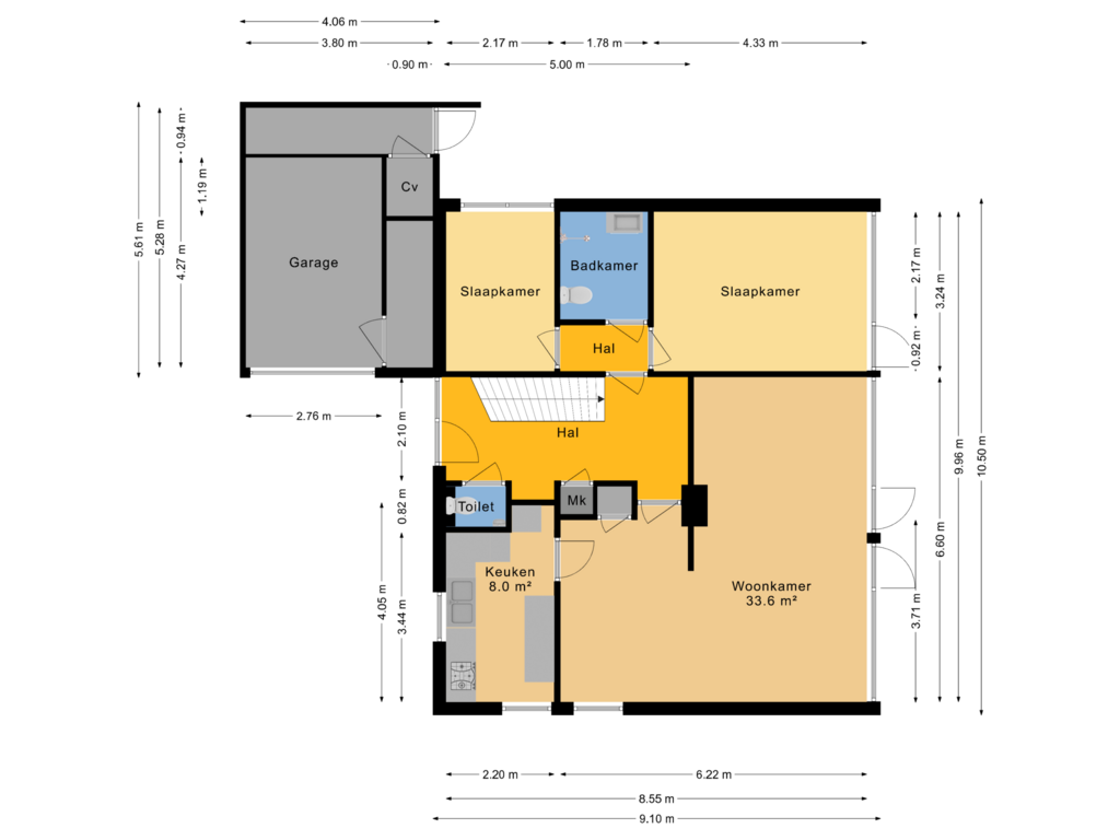 Bekijk plattegrond van Begane grond van Wilgencamp 18