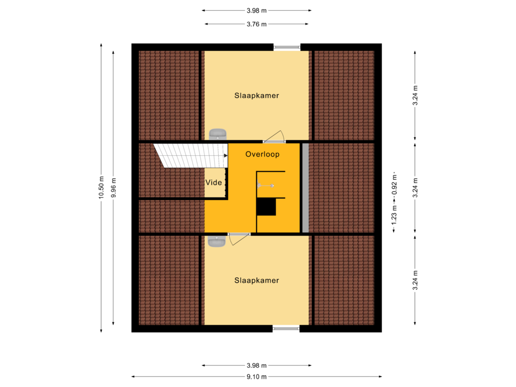 Bekijk plattegrond van 1e Verdieping van Wilgencamp 18